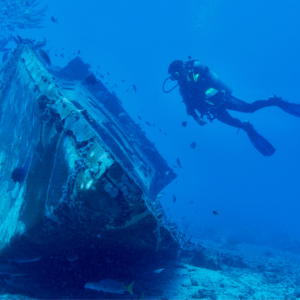 Wreck Dive — Buceo en Barco Hundido (2 Tanques)
